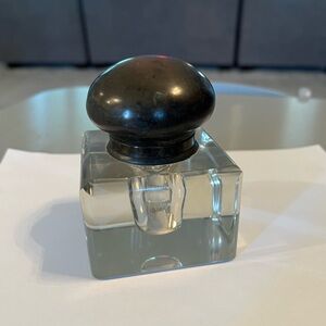 Vintage Crystal Inkwell